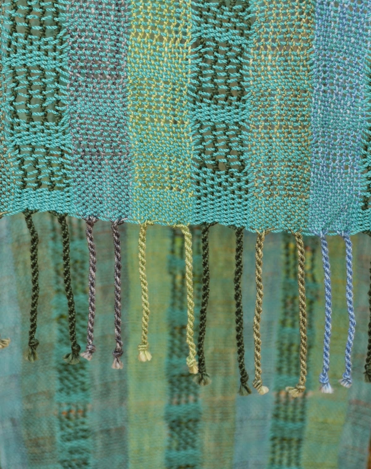 A FiberArtisan's Weaving Path Handwoven Fancy Gauze