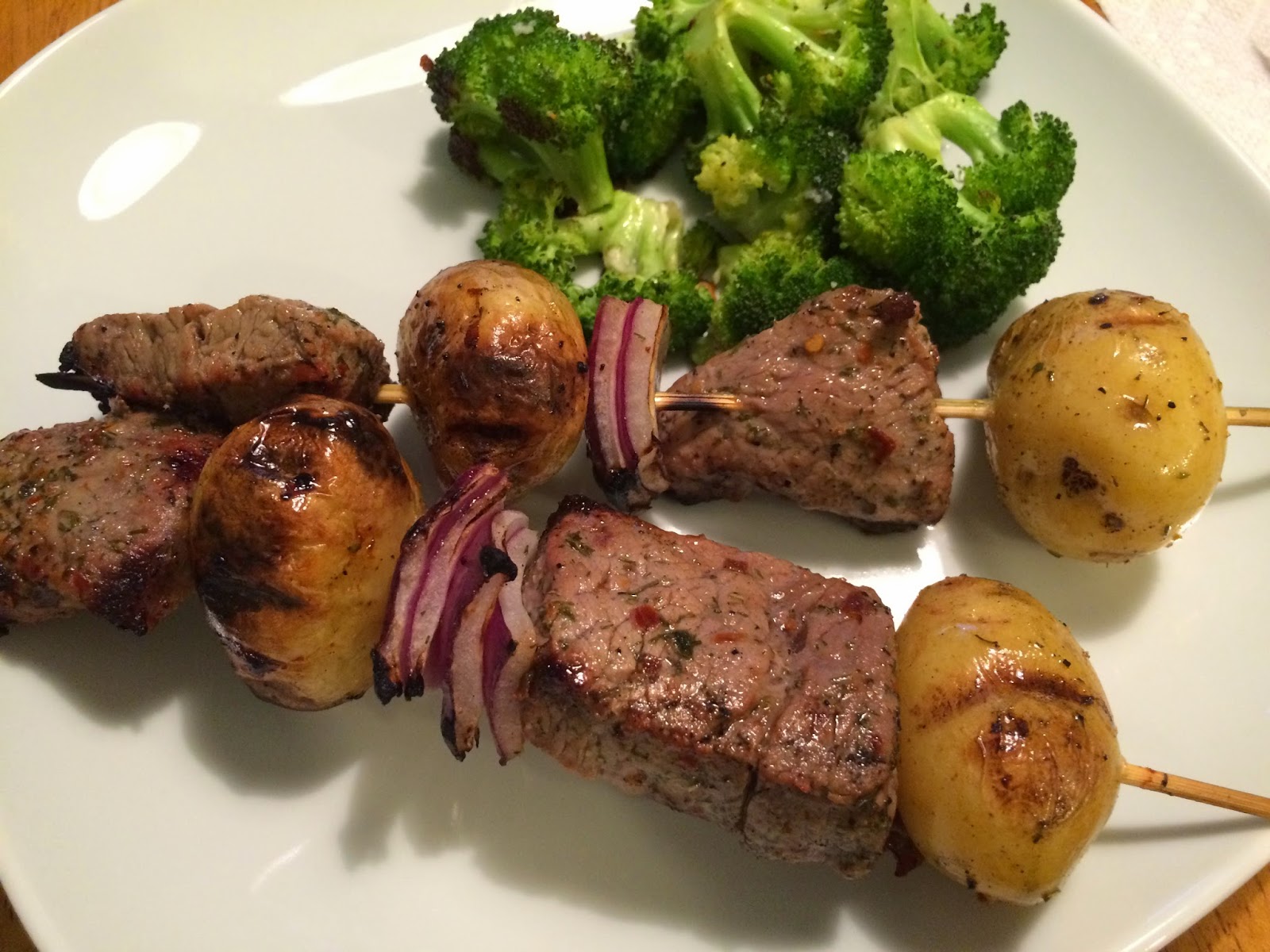 Inspired Whims Delicious Dill Steak Kabobs (Gluten, Dairy, & Nut Free!)