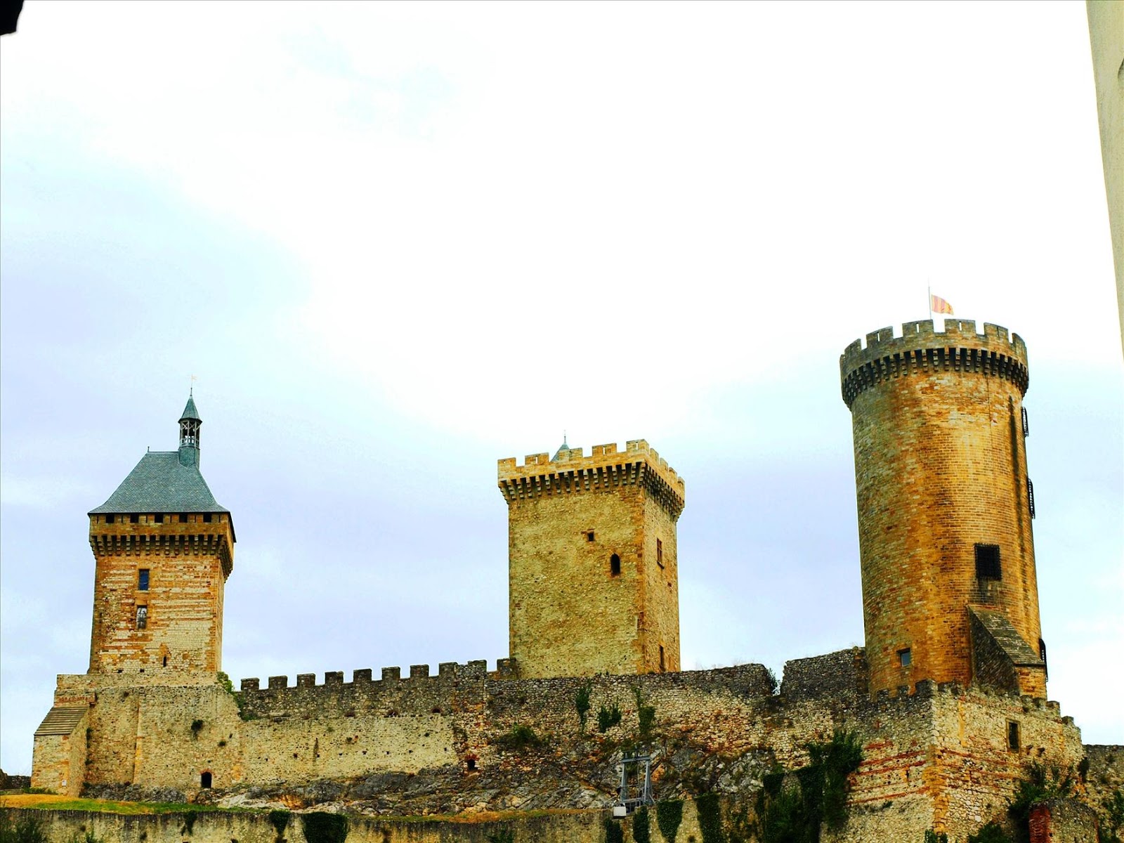 Best Pyrenees Photos Castle Foix Pyrenees France