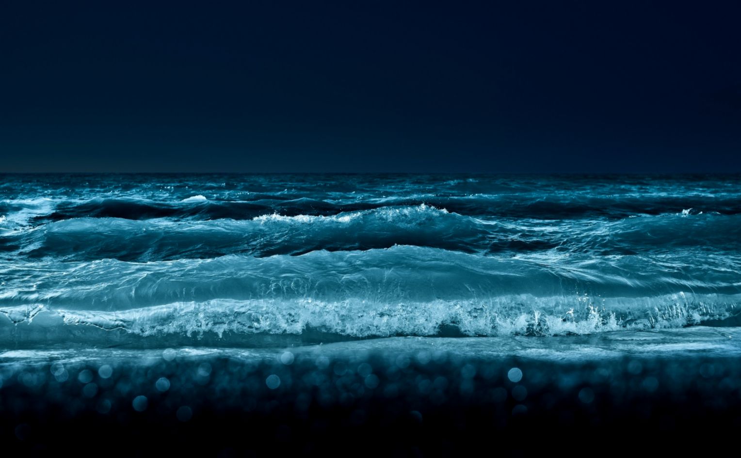 1680x1050 Ocean Waves at Night Wallpaper 1680x1050 Ocean Waves at Night Wallpaper