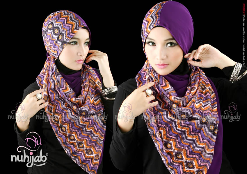 nuhijab neyoutha nuhijab shawl sifon brokat ssb tribal purple nuhijab neyoutha nuhijab shawl sifon brokat ssb tribal purple