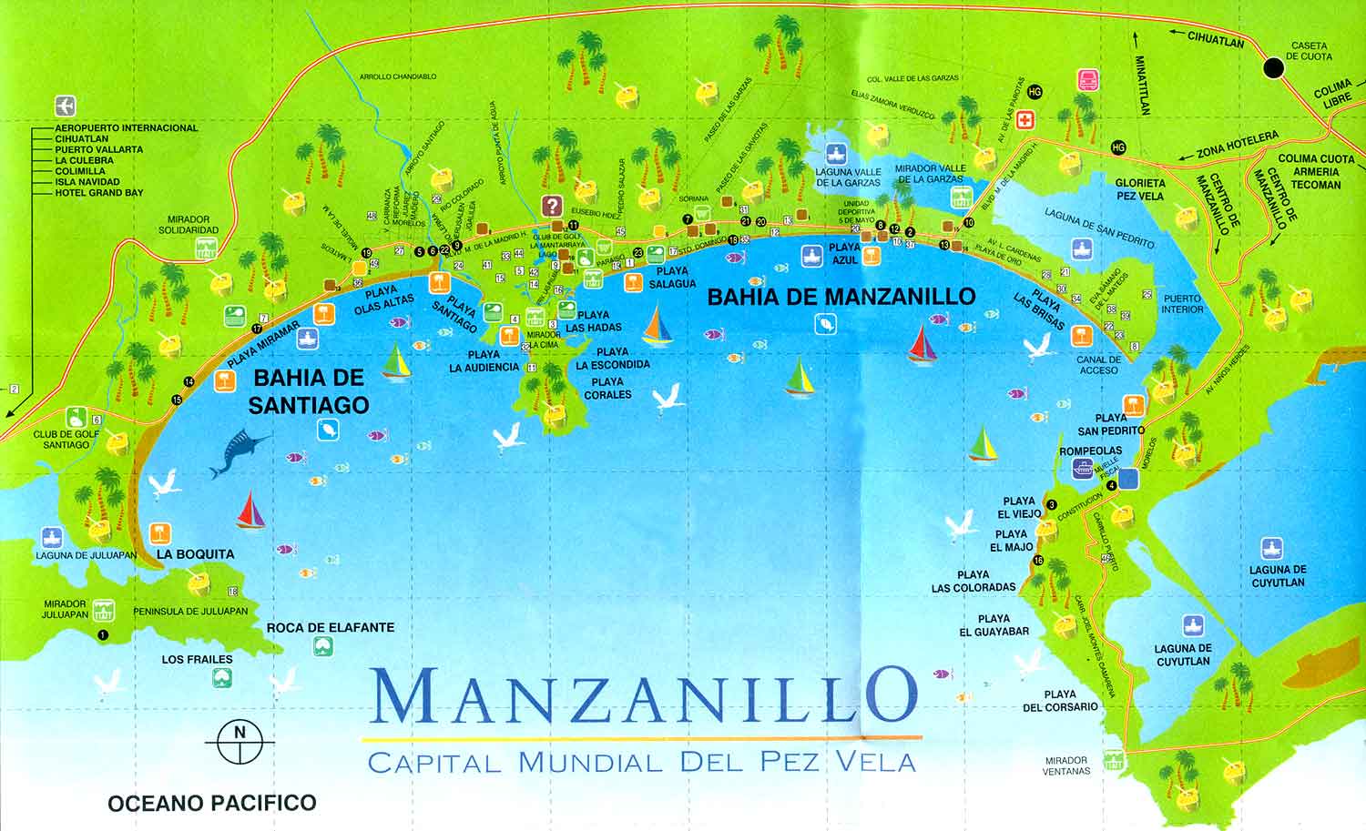 Manzanilla Mexico Map
