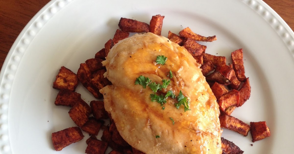 Living Simply HoneyChili Glazed Chicken & Sweet Potatoes