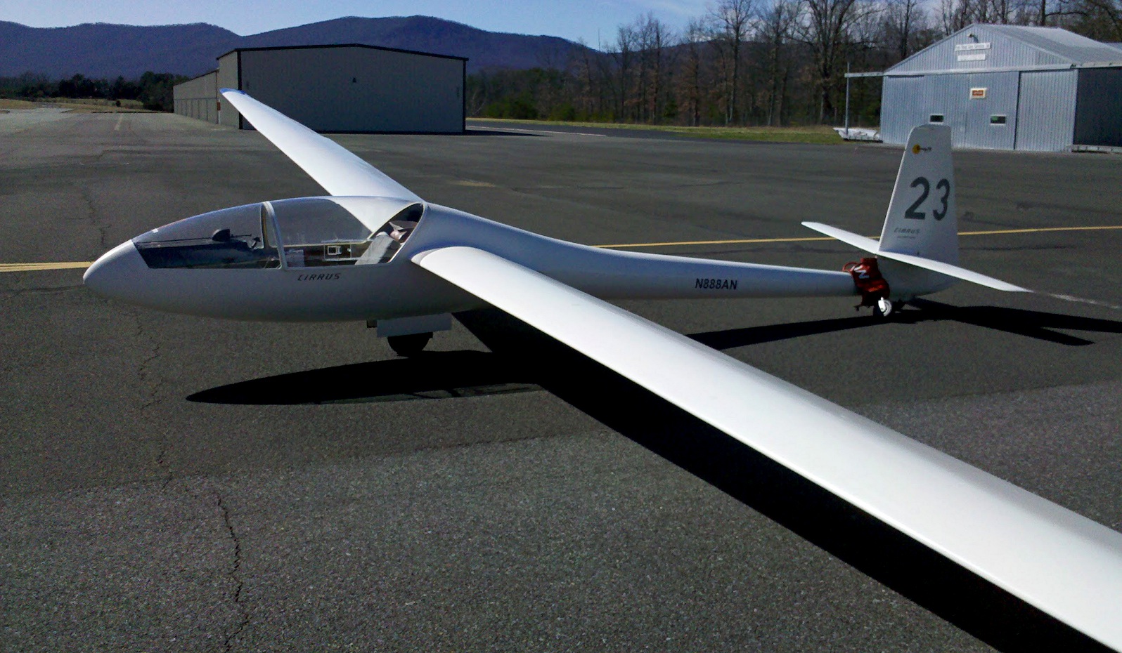 1200 AGL First Flight in the SchemppHirth Open Cirrus