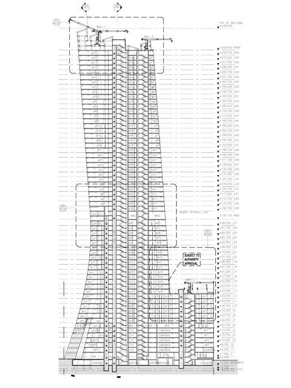 Architecture Corner Empire Tower, Abu Dhabi by Aedas Architecture