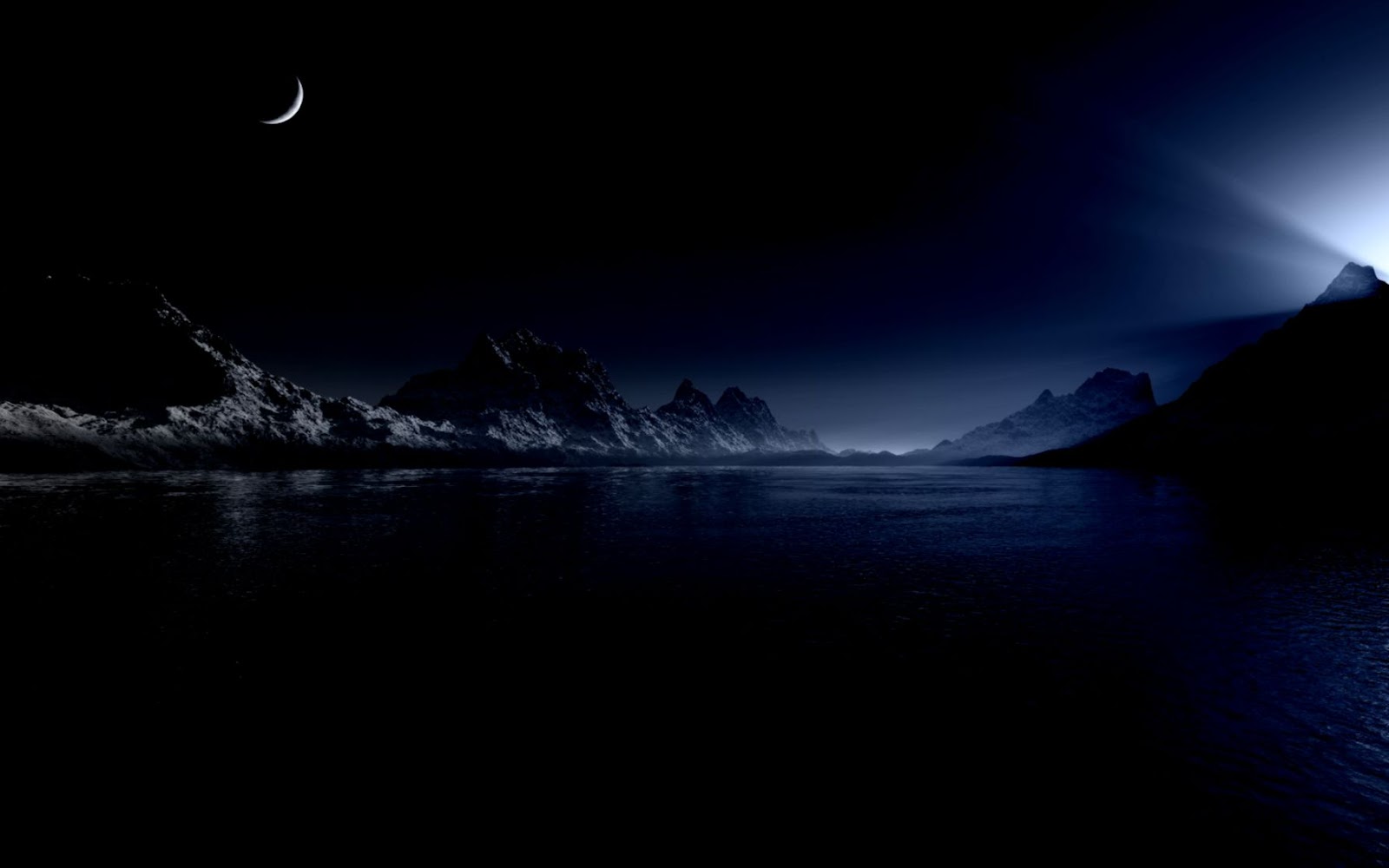 Night Sky Landscape Night Sky Landscape