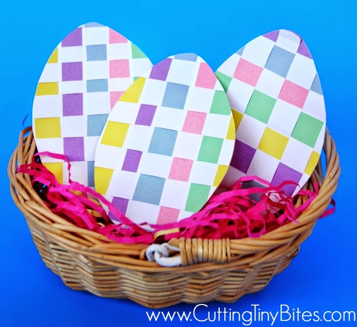 Basket Weave Easter Eggs What Can We Do With Paper And Glue
