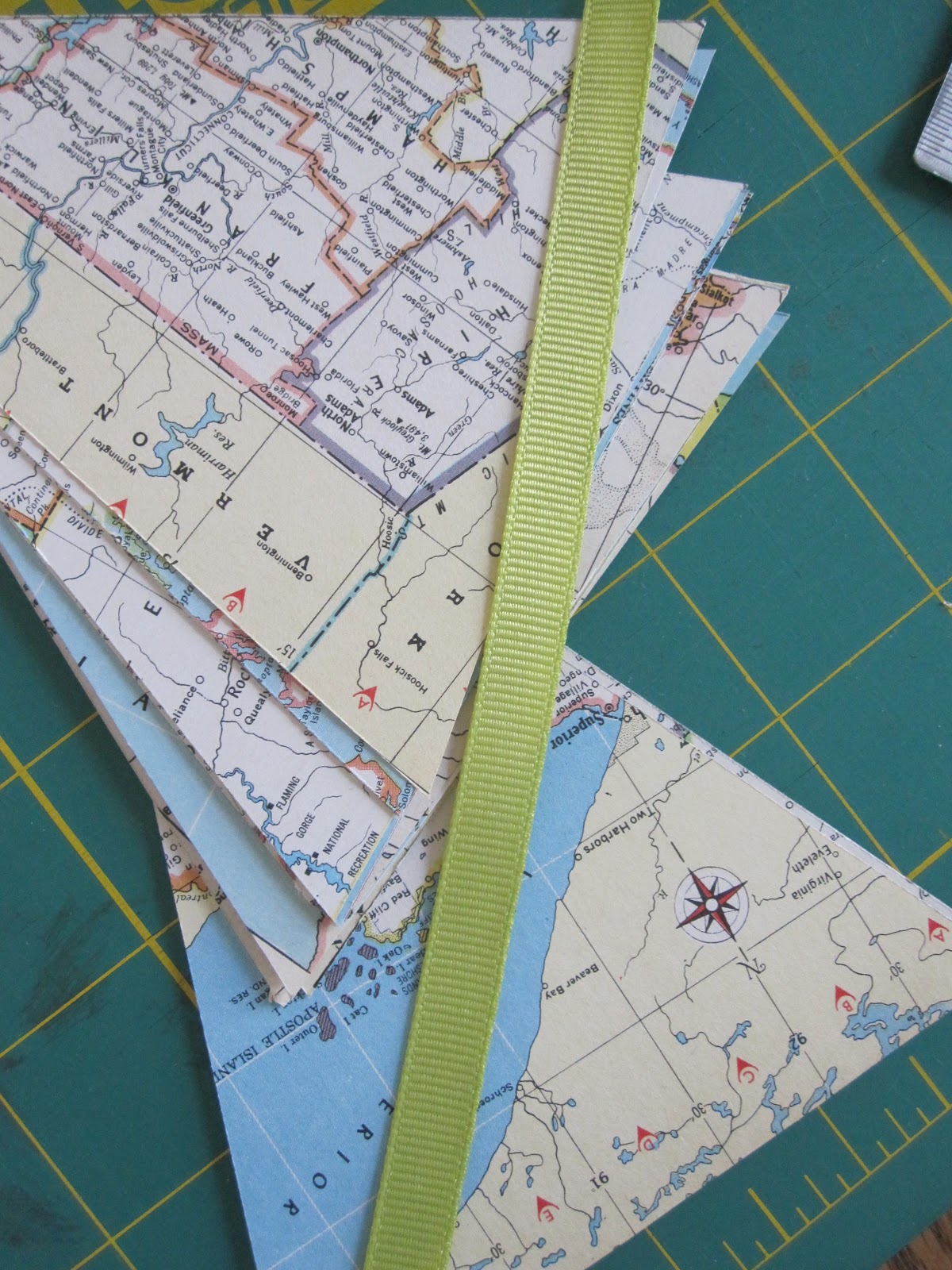 tdb vintage map banner