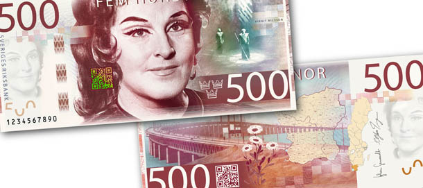 novas notas suecas - Birgit Nilsson novas notas suecas - Birgit Nilsson