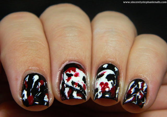 valentines day nail art