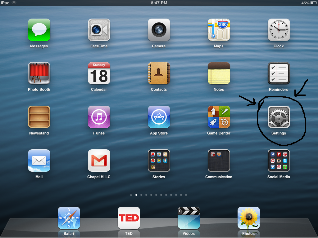Chapel Hill Snippets Tutorialsimple method for disabling the iPad