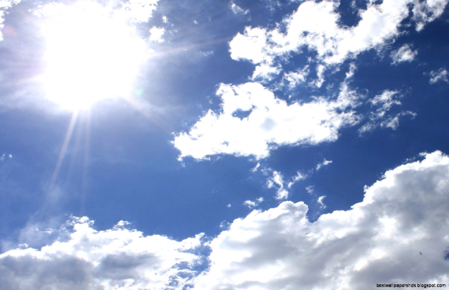 Free Blue Sky With Sun And Clouds Background Twitter Backgrounds Free Blue Sky With Sun And Clouds Background Twitter Backgrounds