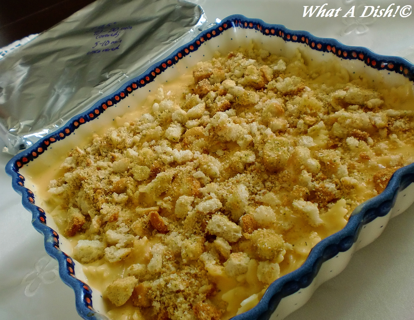 What A Dish! Freezer Mac & Cheese