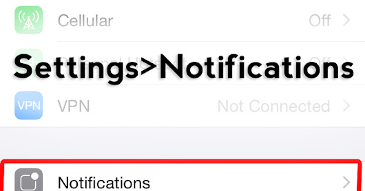 How to Disable Notifications on iOS 8
