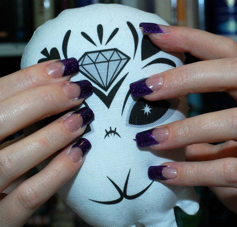 Bones And Lilies How to do UVgel Nails with Tips