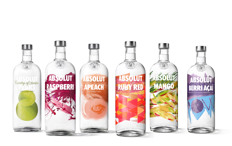 rediseño colección Bold de Absolut