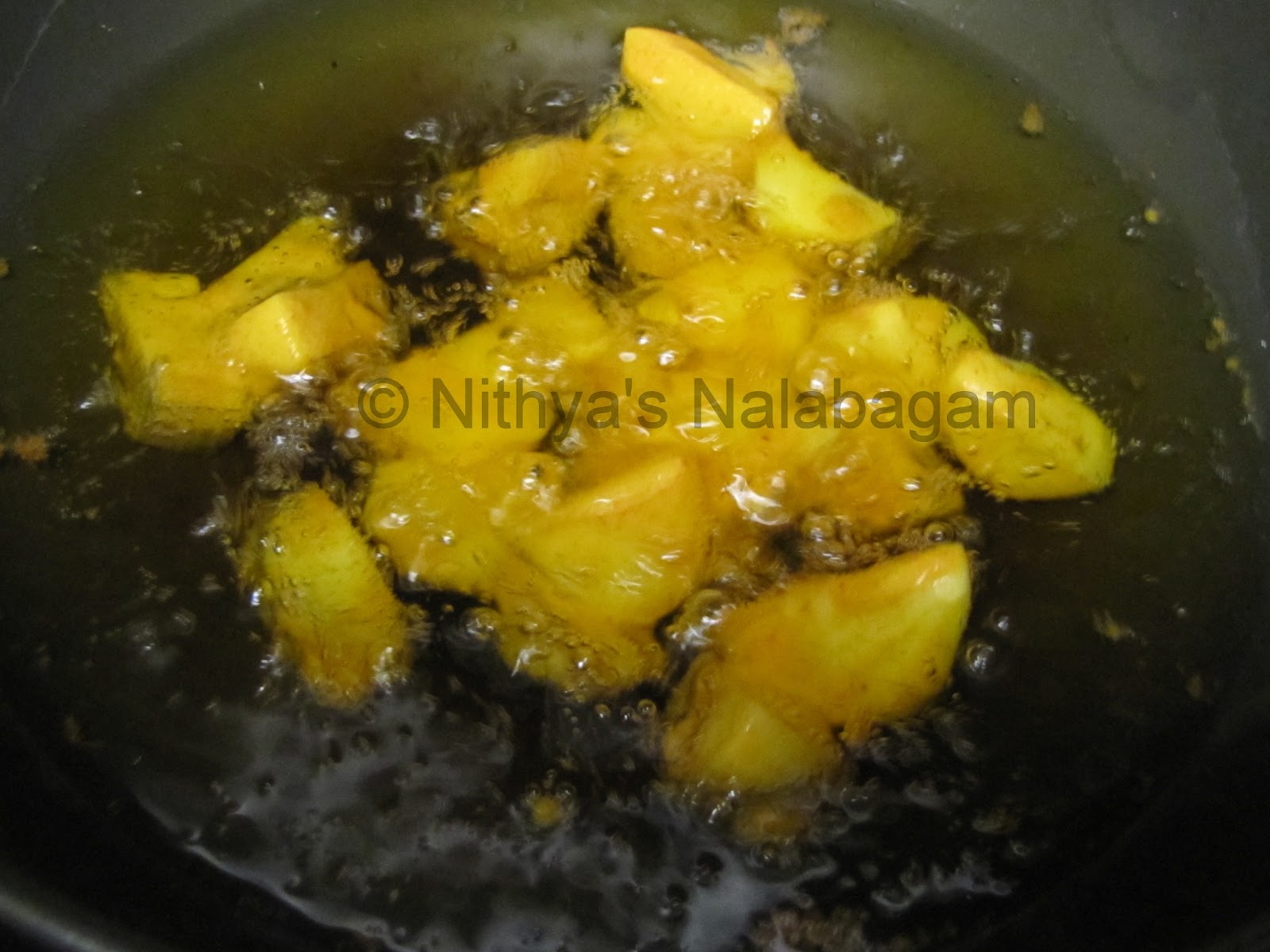 Potato Biryani Aloo Biryani in Pressure Cooker Nithya's Nalabagam