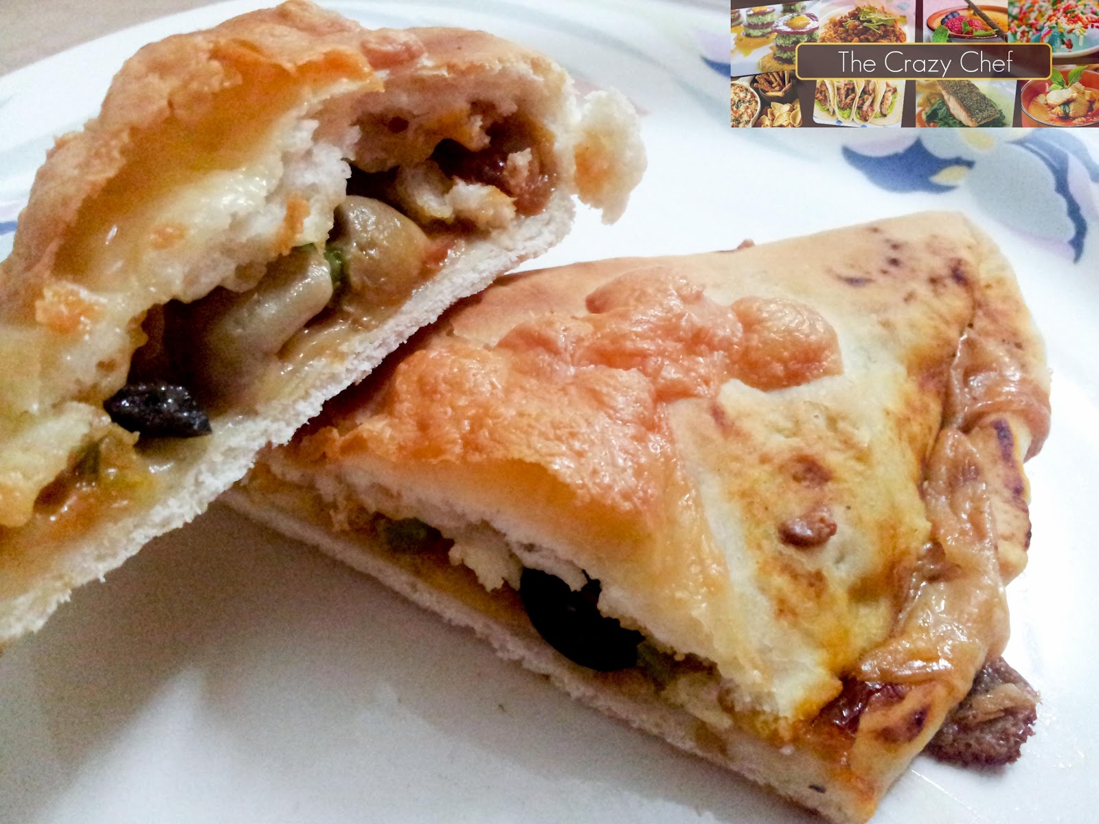 The Crazy Chef Calzone Pie