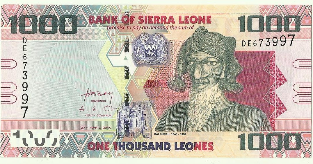 Coin n Currency Collection Banknotes of Sierra Leone