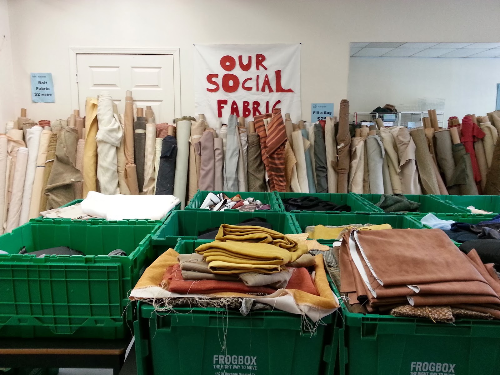 Spokesmama Project EcoClutterBuster Our Social Fabric Donation