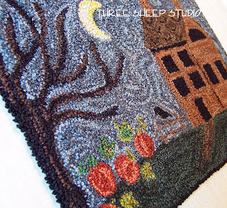'Still Of The Night' - Punch Needle Pattern - Three Sheep Studio