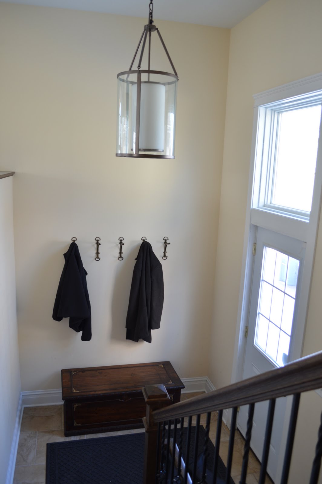 Inspired Living My New Coat Hooks and a Mudroom Makeover