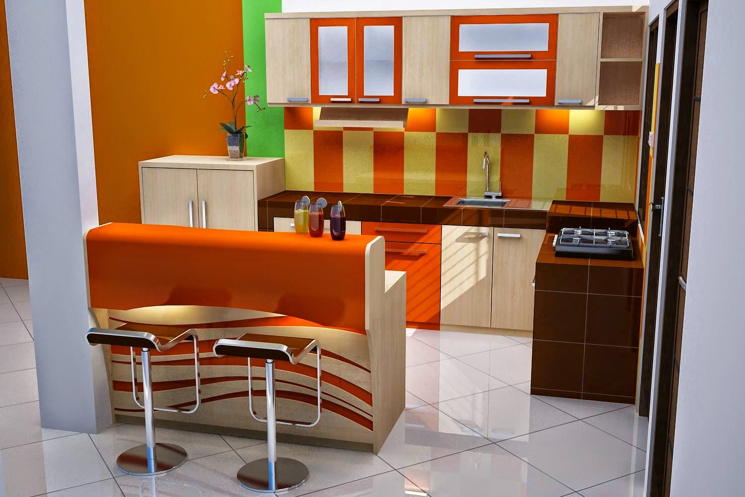 Pesanan Kitchen Set L Shaped Dan Minibar Dari Ibu Betty Di Semawis Pesanan Kitchen Set L Shaped Dan Minibar Dari Ibu Betty Di Semawis