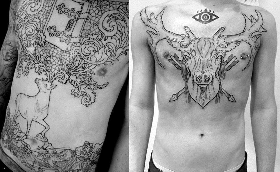 Pop Culture And Fashion Magic: Tattoo art - the deer and ...