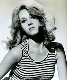 Celebrity Jane Fonda black and white pictures