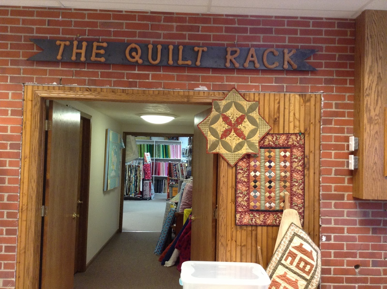 Timeless Traditions The Quilt Rack and Wool Cubby.....