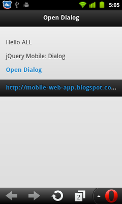 Opera Mobile on Android Opera Mobile on Android