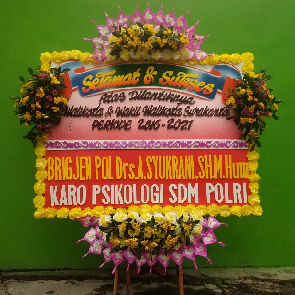 Bunga Ucapan Pelantikan Walikota Surakarta