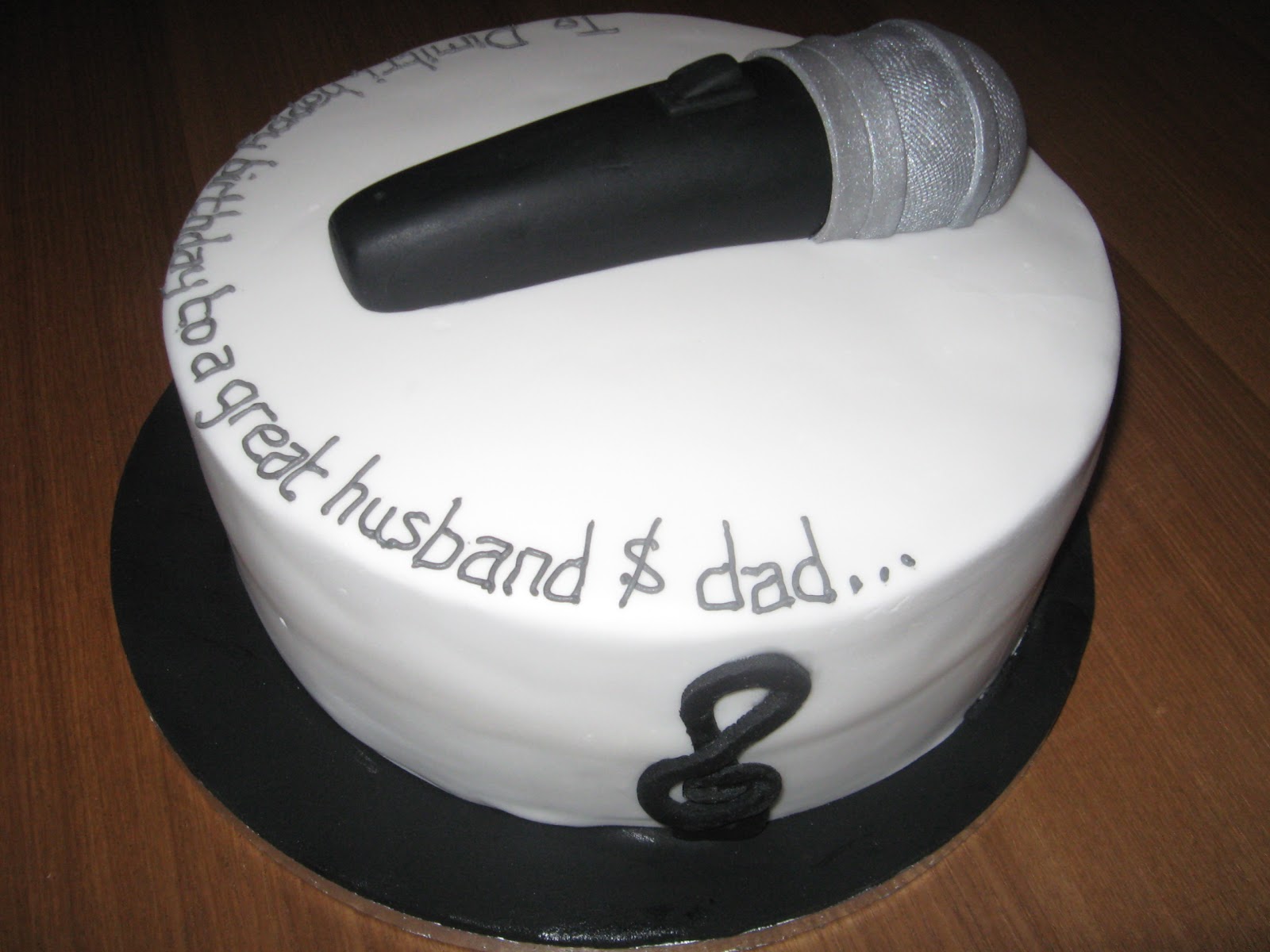 Microphone Cake