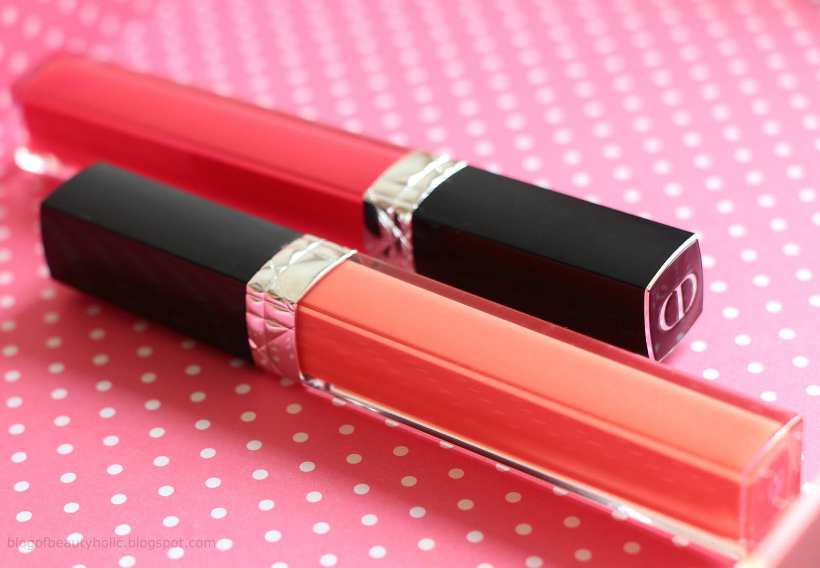 Бьютиголика блог Новинкиблески для губ Dior Rouge Brillant Lip Gloss 2015 оттенки 808 Victoire