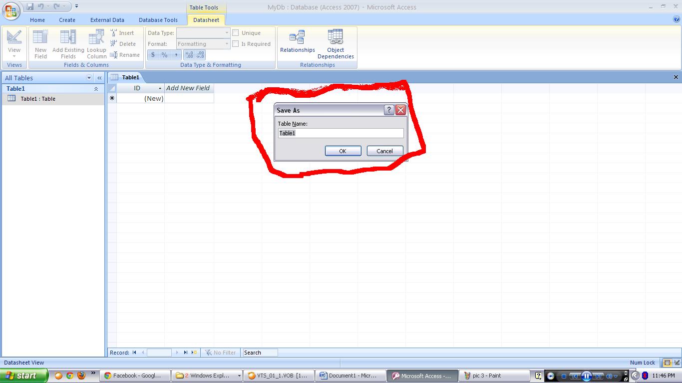 The Site Sepeherd How To Create Table in Ms Access 2007