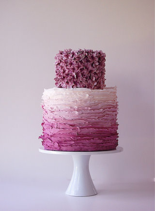 Ombre Wedding cake designs