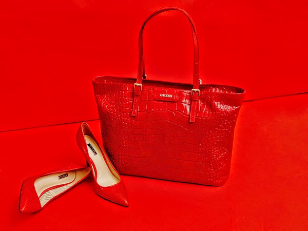 Guess Bolso Croc Kerry Bag rojo Guess Bolso Croc Kerry Bag rojo
