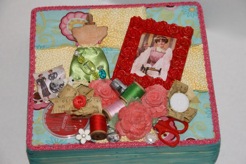 Flamingo Scraps Altered Cigar Boxes