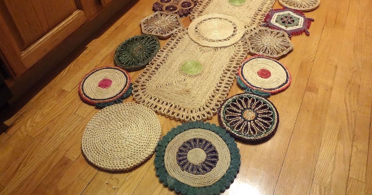 Junk Mail Gems My Recycled Trivet Rug