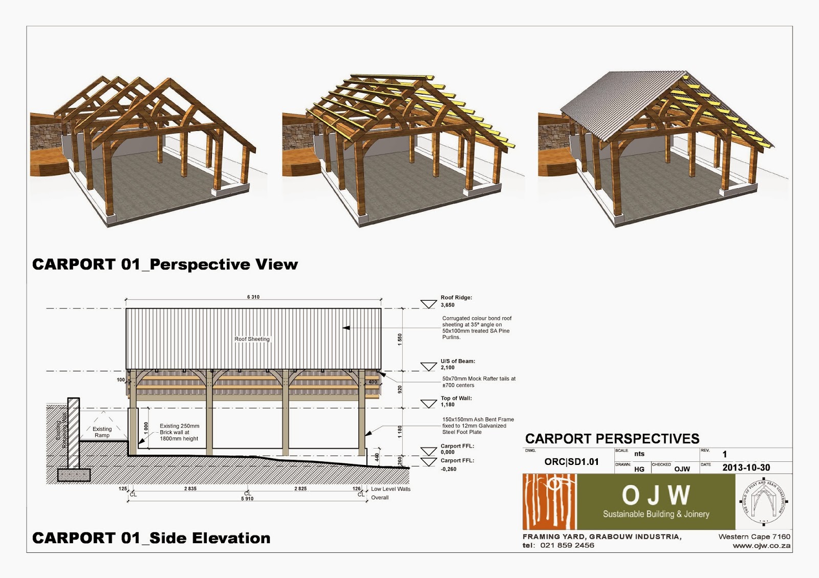 Orca House Plettenberg Bay South Africa Carport Perspective