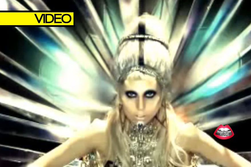 lady gaga born this way video shoot. Lady Gaga gave birth to her