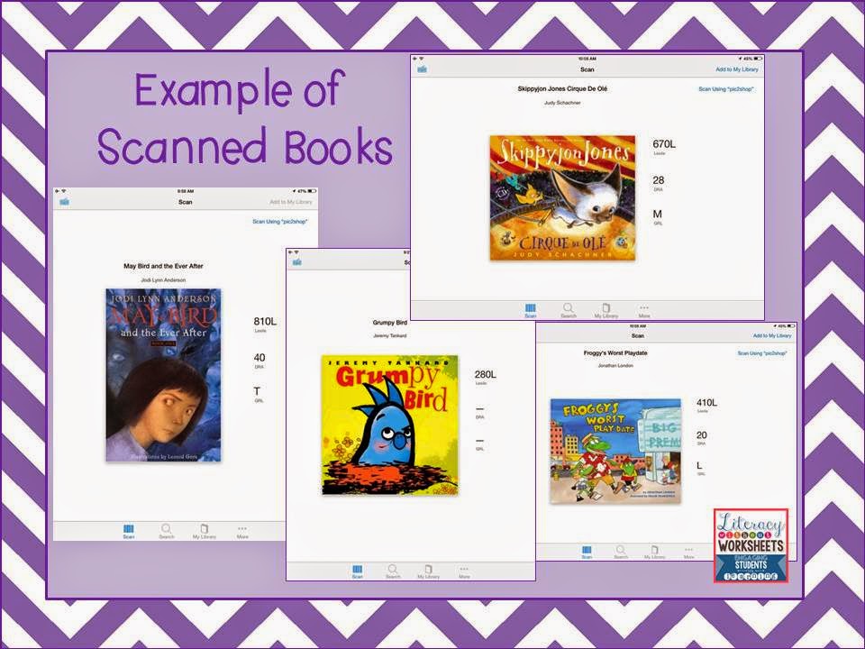 Leveling Books App! Literacy Without Worksheets