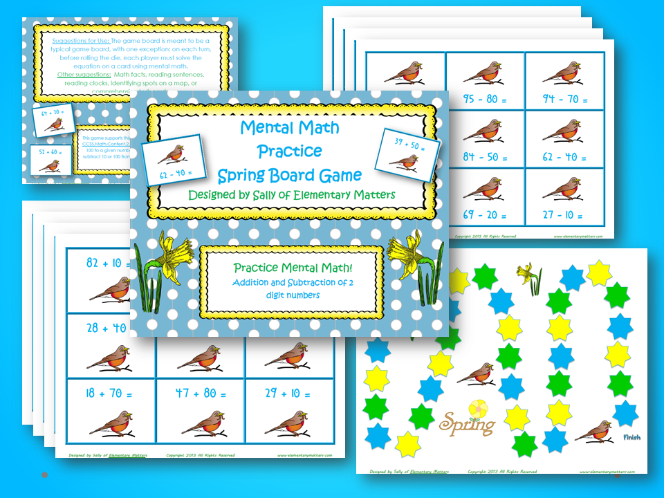 Elementary Matters Signs of Spring Resources