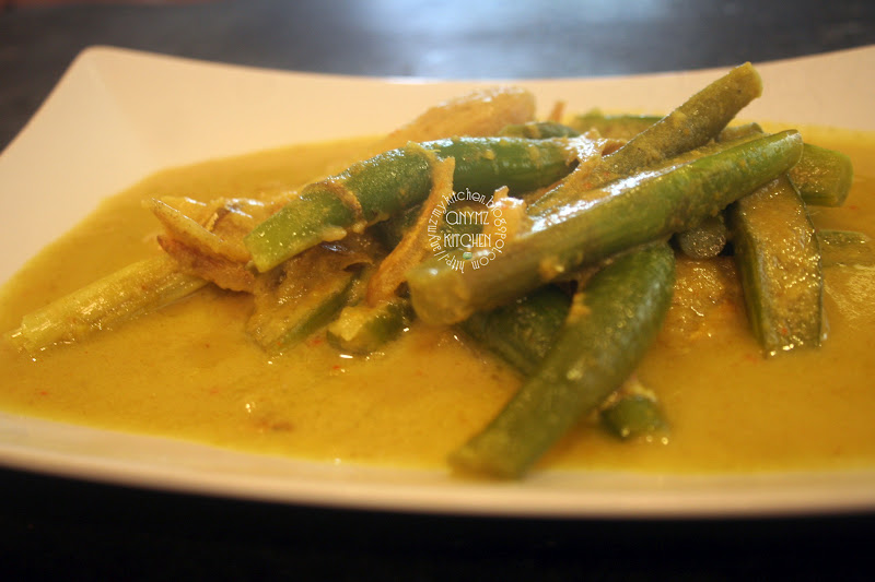 My Kitchen Masak Lemak Tempoyak Terung Telunjuk