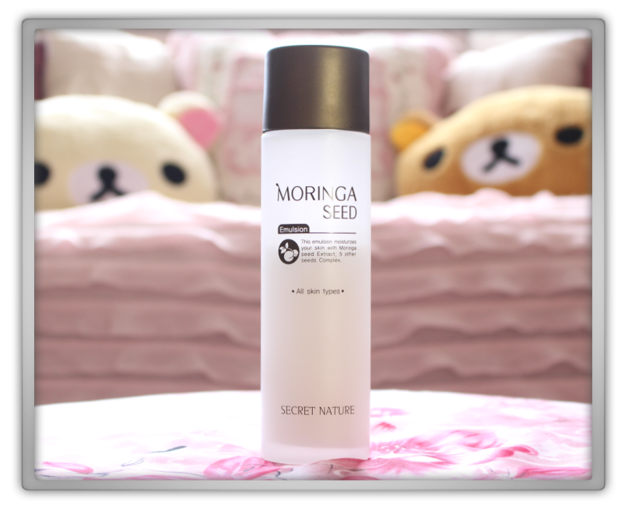 Secret Nature Moringa Seed emulsion products Haul Review preview honest pink korean cosmetics skincare asian rilakkuma flowers memebox jolse Secret Nature Moringa Seed emulsion products Haul Review preview honest pink korean cosmetics skincare asian rilakkuma flowers memebox jolse