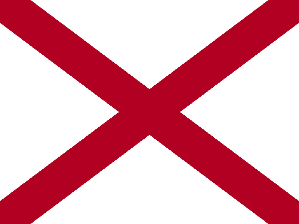 State Flag of Alabama, USA American Images