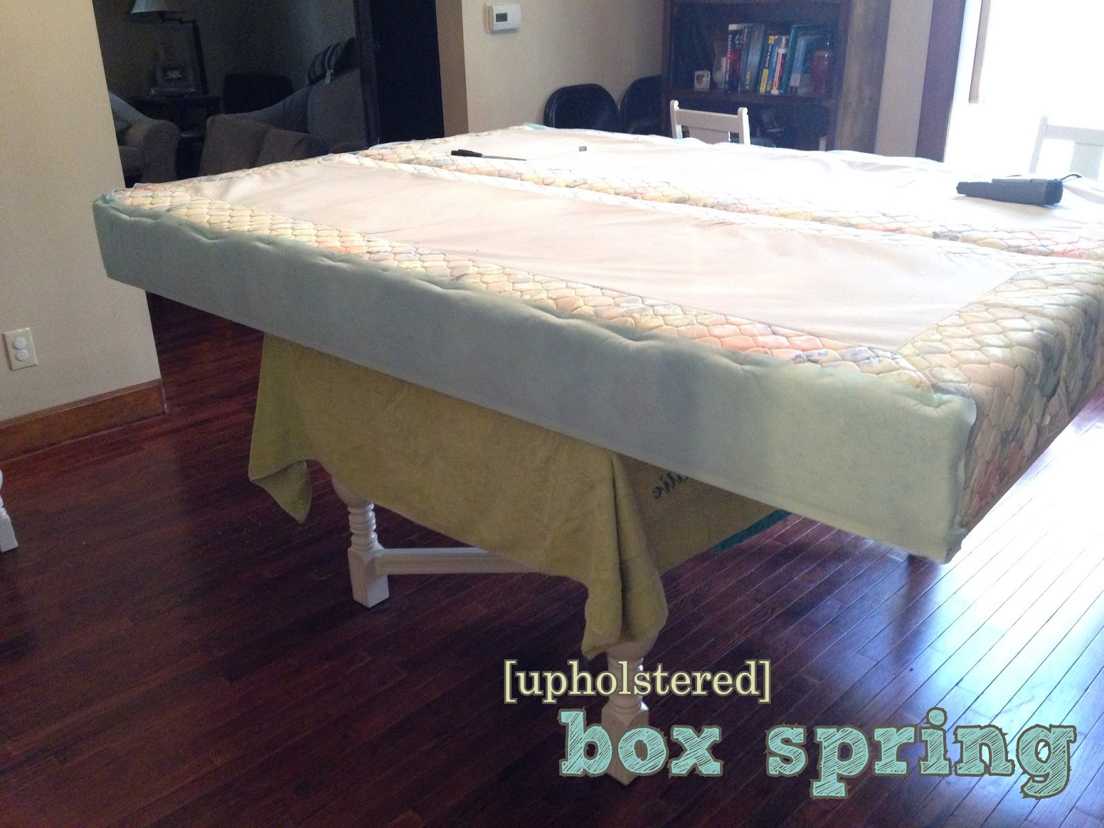 the copper coconut Easy Upholstered Box Spring