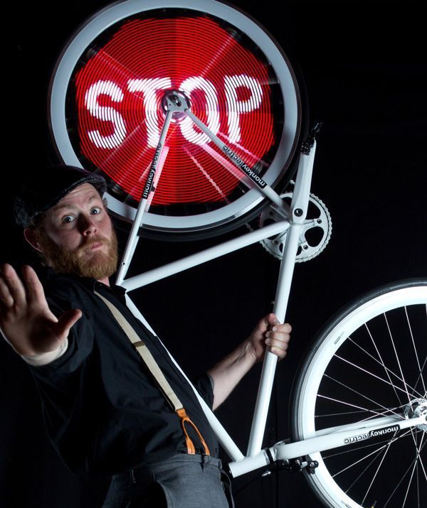 Monkey Light:  frikismo led para la bici