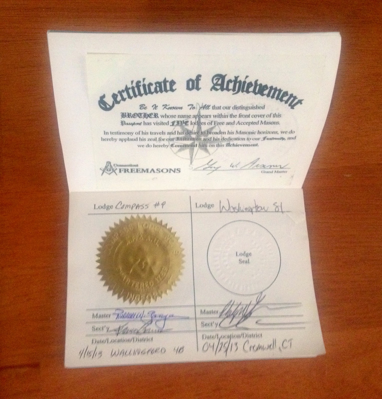 TheTravelingMan The Masonic Passport Program