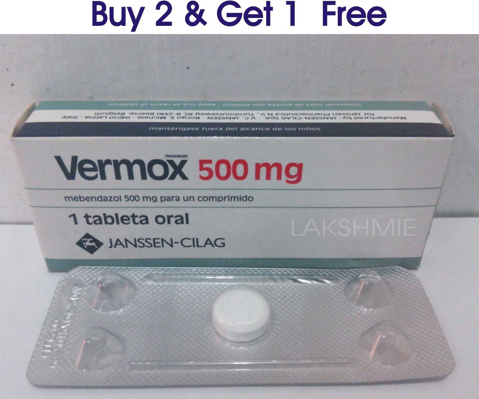 vermox 500 mg tablet uses